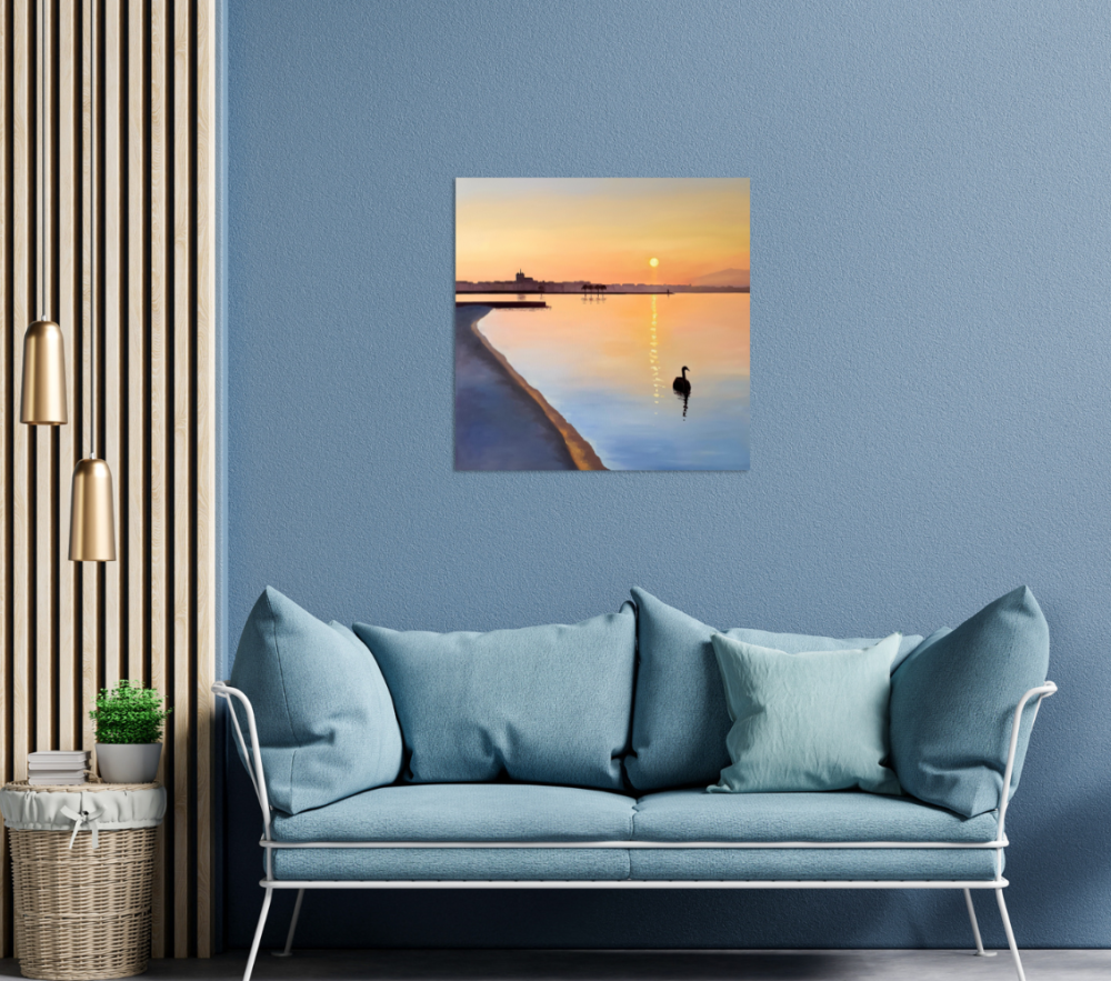 Coucher de soleil plage des Eaux-Vives – Image 2