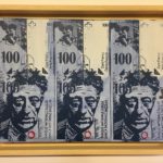 N°529, 3 billets de 100frs - œuvre de Nicolas Noverraz - NSNZ192