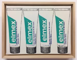 N°711, 4 Elmex vert - œuvre de Nicolas Noverraz - NSNZ200