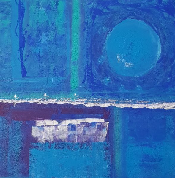 Blaue Gedanken - oeuvre d'Anna Margaretha KAUSS-ZEMP - AAMAKSZP29