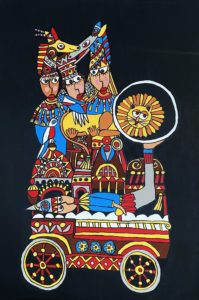 Saltimbanques 1-oeuvre de Albin CHRISTEN-ANCN1