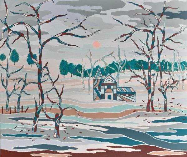 Paysages hivernaux 1 - Œuvre de Bernadette STEFFEN - BESN20