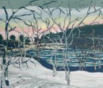 Paysages hivernaux 2 - Œuvre de Bernadette STEFFEN - BESN21