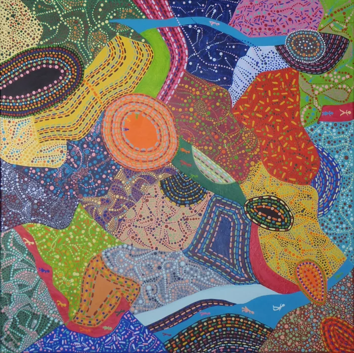 Terres des Rêves - Œuvre de Bernadette Steffen - BESN25