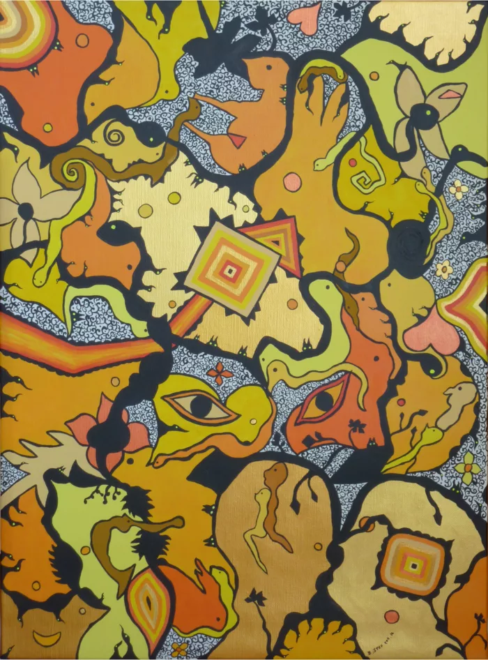 Le Jaune - Œuvre de Bernadette Steffen - BESN27