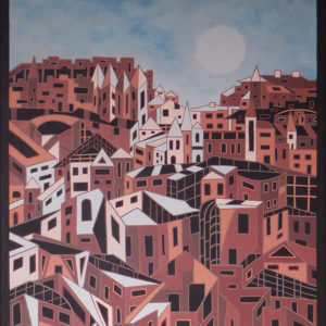 Le rouge ocre - oeuvre de Bernadette Steffen BESN7-SD