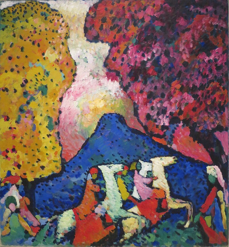 Blue Mountain by Vasily Kandinsky 1908 09