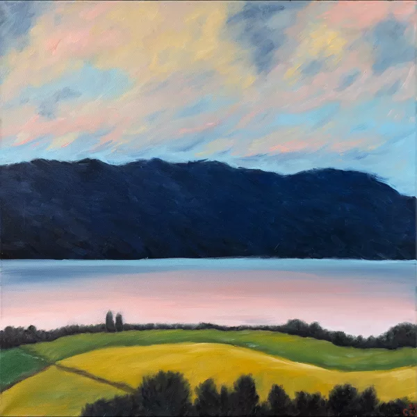 Fin du lac - Œuvre de Carole Christinat Venhard - CECTVD16