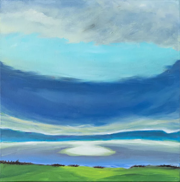 Léman hodlerien - Œuvre de Carole Christinat Venhard - CECTVD19