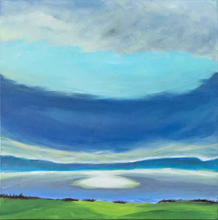 Léman hodlerien - Œuvre de Carole Christinat Venhard - CECTVD19