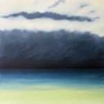 Orage océanique jaune - oeuvre de Carole Christinat Venhard CECTVD1_SD