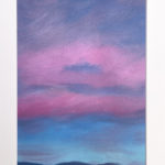 Ciel du soir 2 - œuvre de Carole CHRISTINAT VENHARD-CECTVD29-SD