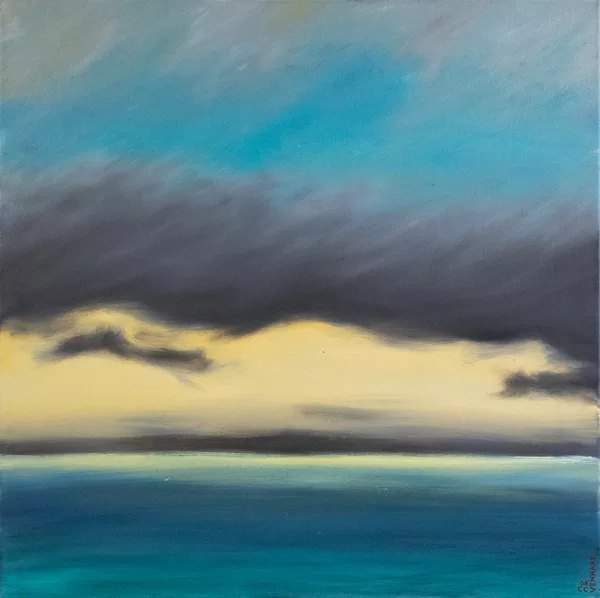 Orage océanique - Œuvre de Carole Christinat Venhard - CECTVD30