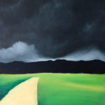 Prairie vaudoise et Jura route - oeuvre de Carole Christinat Venhard CECTVD8_SD