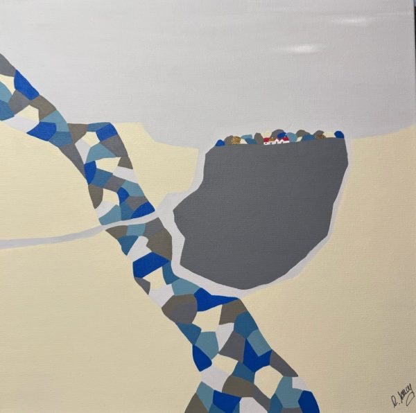 Les Petites Maisons 20 - œuvre de Corinne Saucy - CESY7