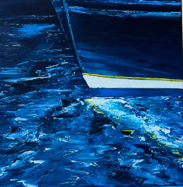 Départ de nuit - Œuvre d'Esther MARTINET - ERMT11