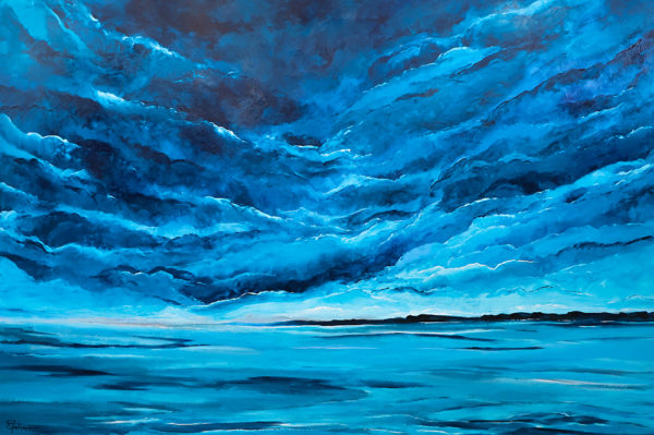 Ciel d'orage - Œuvre d'Esther MARTINET - ERMT5