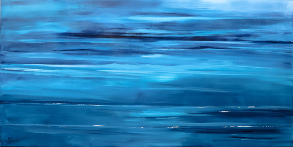 L'heure bleue - Œuvre d'Esther MARTINET - ERMT7