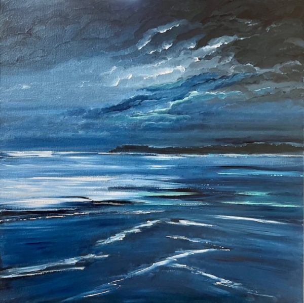 Soir de lune - Œuvre d'Esther MARTINET - ERMT8