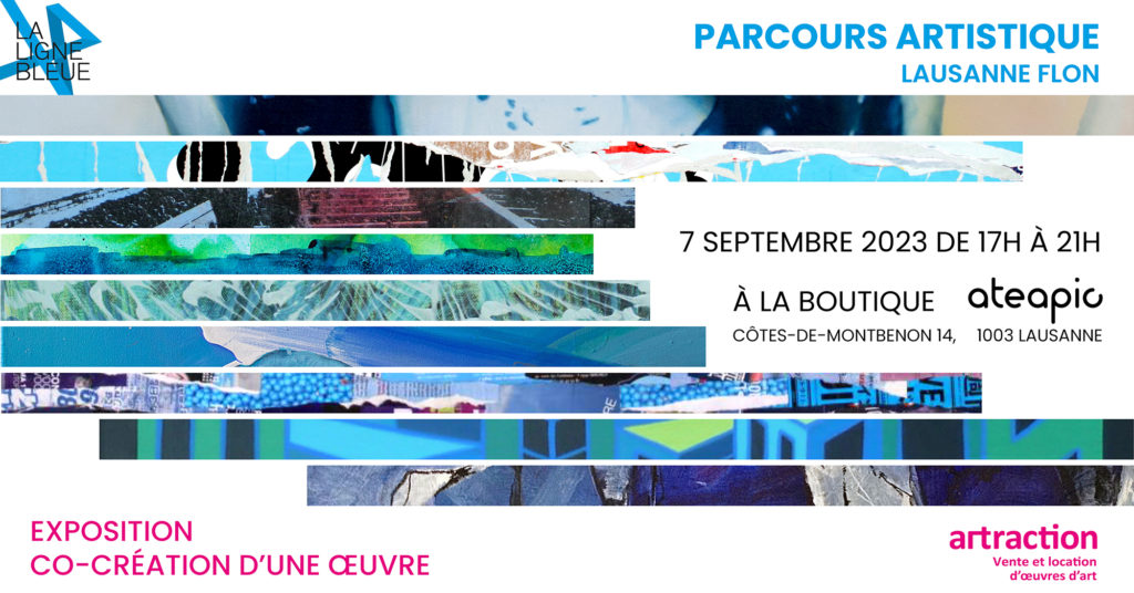 flyers et bannier la ligne bleu