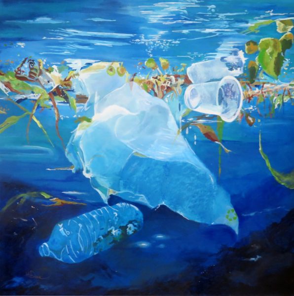 Plastic waste 3 - Œuvre de Helen JENKINSON DREW - HNJNDW1