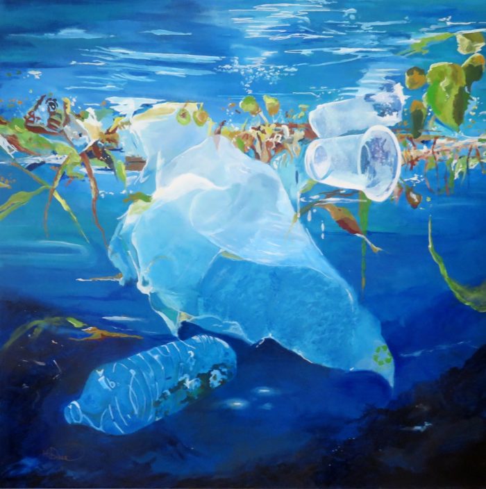 Plastic waste 3 - Œuvre de Helen JENKINSON DREW - HNJNDW1