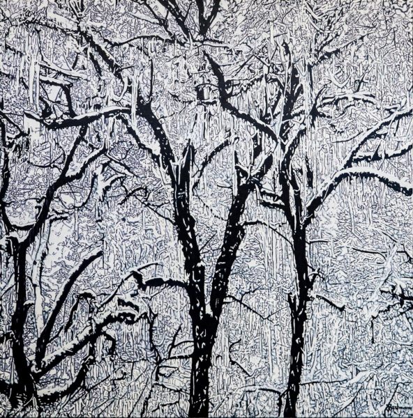 Premiers frissons - Œuvre de Jacqueline BACHMANN - JEBN35