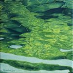 Surface aquatique - Œuvre de Jacqueline BACHMANN - JEBN42