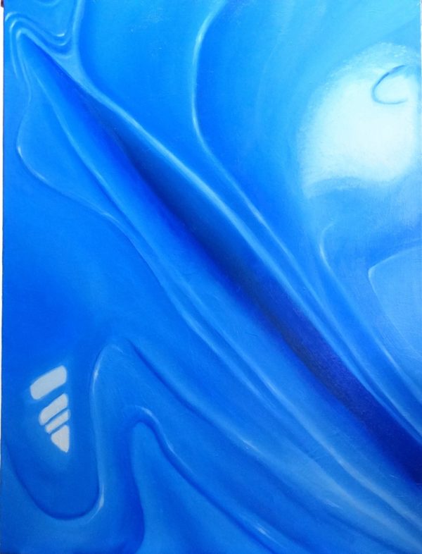Abstrait bleu - œuvre de Kenneth SANDAHL - KHSL6