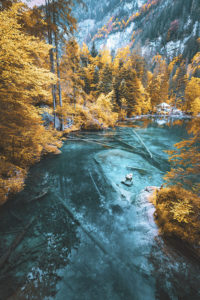 Blausee - oeuvre de Lucien Kolly LNKY10-SD