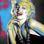 Smile: Marylin Monroe - oeuvre de Monica GRANGIER