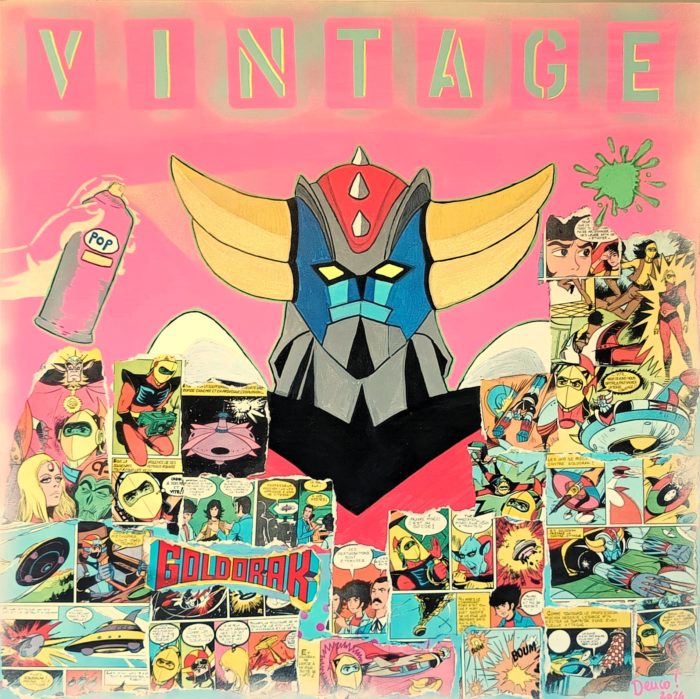 Goldorak Vintage - œuvre de Nicolas DECAUX - NSDX5
