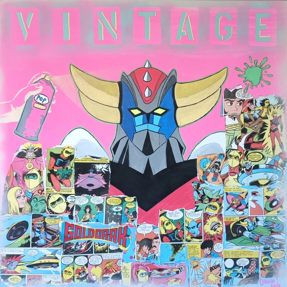 Goldorak Vintage - œuvre de Nicolas DECAUX - NSDX5