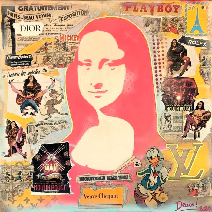Mona Lisa - œuvre de Nicolas DECAUX - NSDX6