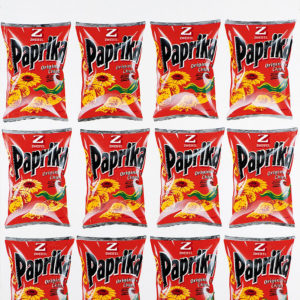12 paquets de Chips Paprika - oeuvre de Nicolas Noverraz NSNZ171_SD