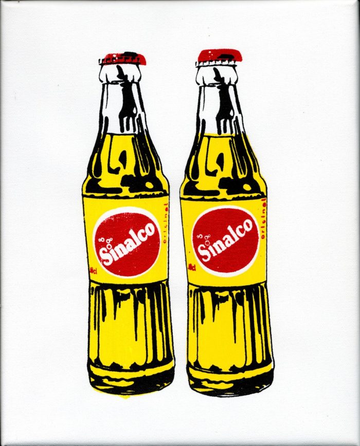 N°1792, 2 bouteilles de Sinalco - œuvre de Nicolas Noverraz - NSNZ181