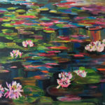 Water Lilies #1 - oeuvre de Olga Sokolova OASA19-SD