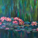 Water Lilies #3 - oeuvre de Olga Sokolova OASA21-SD