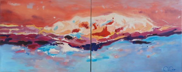 Sublimation Process in the Nature (Diptyque) - œuvre de Olha SNYDANKO - OASO32