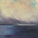 Orage lémanique - oeuvre de Carole CHRISTINAT VENHARD