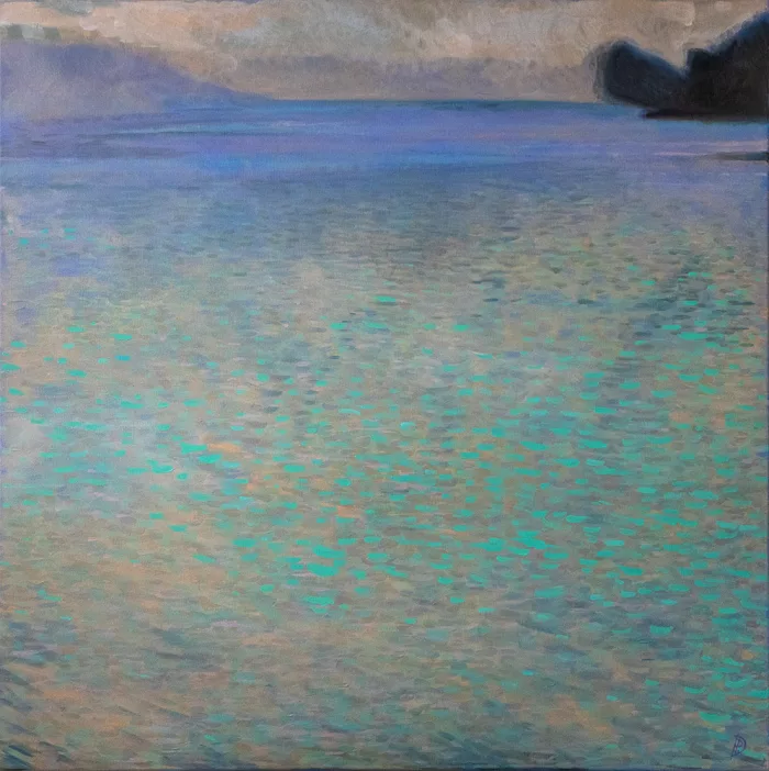 Sur le lac Attersee, dédicace à Gustav Klimt II- Œuvre de Polina DEMIDOVA - PADA10