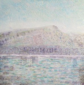 Salève, lac léman - œuvre de Polina DEMIDOVA - PADA2