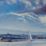 Rade de Genève - oeuvre de Philippe Juttens PEJS18-SD