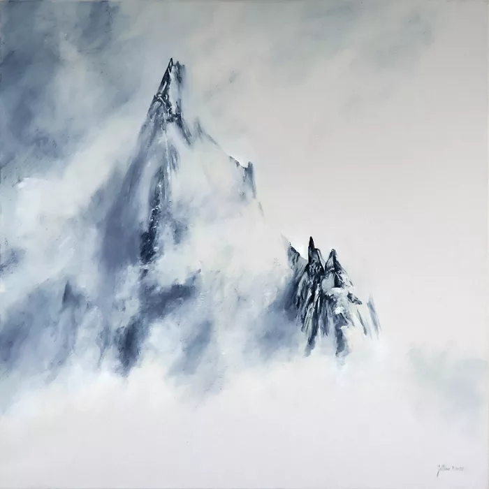 Ecclésiastiques dans les nuages - oeuvre de Philppe JUTTENS - PEJS58