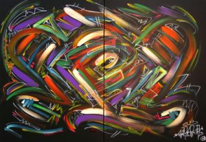 Black Série 1 - œuvre de Saro-Oner - PORO1-HD_eclairci