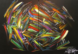 Black Série 3 - œuvre de Saro-Oner - PORO4-HD_eclairci