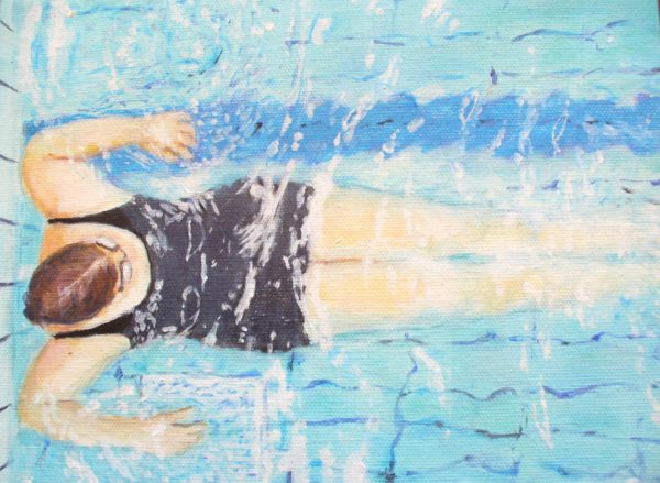 Pause aquatique - oeuvre de Séverine DORET - SEDT5