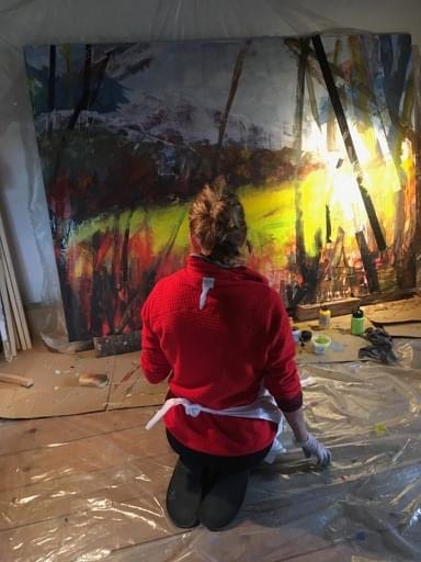 Photo atelier Séverine Doret intérieur