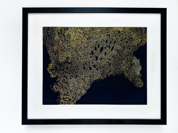 Burbujas Oro 2 – œuvre de Silvia Ronco – SARO27