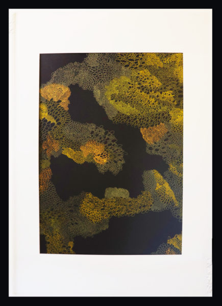 Burbujas Oro - oeuvre de Silvia Ronco - SARO30